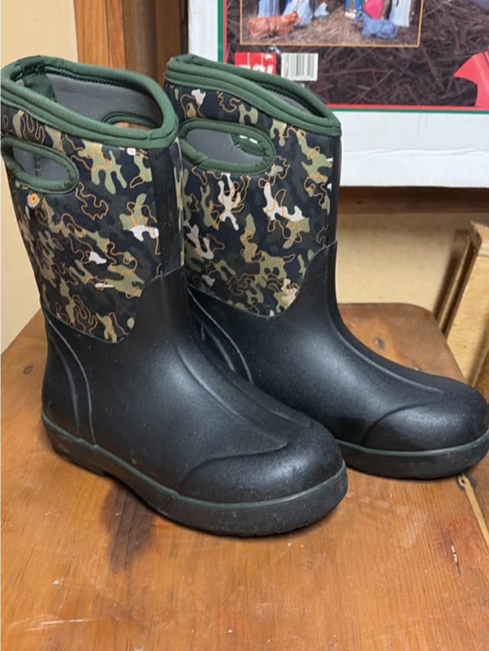 Kids Camouflage Bogs Bloom bog kids 4 youth
